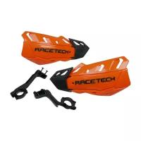 Защита рук Racetech пластиковая на кроссовый эндуро мотоцикл квадроцикл для мотоциклиста, оранжевая
