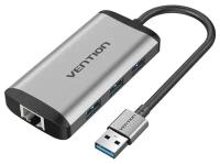 Vention USB 3.0 to USB3.0*3/Gigabit Ethernet Docking Station