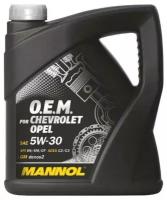 Mannol 7701 o.e.m. for chevrolet / opel 5w30 4 л (1077)