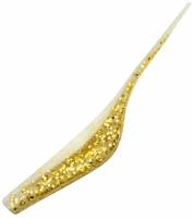 Силиконовая приманка для рыбалки Fox Rage Darter Tail 100мм #Gold Glitter, слаг на щуку, окуня, судака