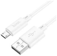 Кабель Hoco Кабель Hoco X88 Gratified, USB - microUSB, 1 м, черный, 1 м, 1 шт., белый