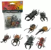 1TOY "В мире животных": жуки, 8 шт, пакет с хед