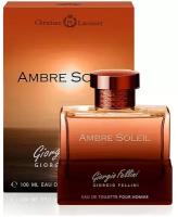 Christine Lavoisier Parfums Giorgio Fellini Ambre Soleil 100 мл Джорджио Феллини Амбер Солей, мужская косметика, парфюмерия, парфюм мужской мужская, духи мужские, древесный, пряный туалетная вода