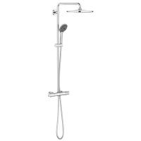 Душевая система с термостатом для настенного монтажа, GROHE Vitalio Joy 310, хром, (26400001)