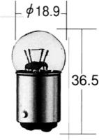 KOITO 3870 Лампа 12V 7/3.4W G18