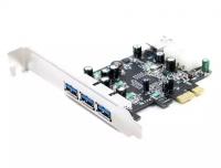 STLab U-750 (rtl) PCI-Ex1, Usb3.0, 3 port-ext, 1 port-int