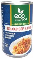 Bolognese 410г. Соус томатный c говядиной и свининой ECOFOOD (Армения)