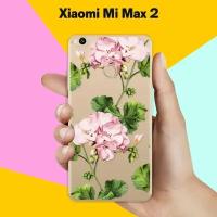 Силиконовый чехол на Xiaomi Mi Max 2 Пионы / для Сяоми Ми Макс 2