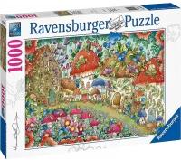 Пазл Ravensburger 1000 Цветочные грибные домики, арт.16997