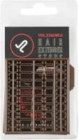 Волжанка Стопора для бойлов "Volzhanka Hair Extender Stops " цвет Brown (2шт/уп), Волжанка аксессуар для карповой ловли Карп Хаммер