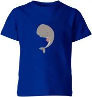 Детская футболка «кит» (164, синий)