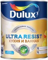 Краска для кухни и ванной латексная Dulux Ultra Resist матовая база BW 1 л