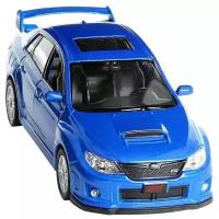 Машинка металлическая Uni-Fortune RMZ City серия 1:32 SUBARU WRX STI инерционная, цвет синий,двери открываются