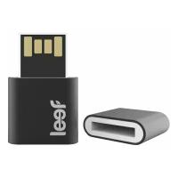 Флешка Leef 64GB Fuse (магнитный черно/белый)