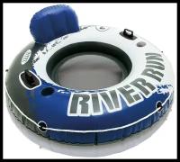 Шезлонг плавающий Intex RIVER RUN I, артикул 58825 (синий)