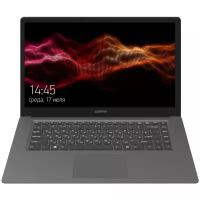 Ноутбук Digma EVE 15 C413 Celeron N3350 4Gb SSD64Gb Intel HD Graphics 500 15.6" IPS FHD (1920x1080) Windows 10 Home Single Language 64 dk.grey WiFi BT Cam 5000mAh