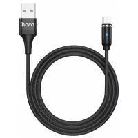 Кабель Hoco U76 USB - microUSB, 1.2 м, 1 шт., черный