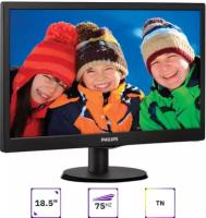 Монитор 18.5" Philips 193V5LSB2/10/62 TN, 1366x768, черный