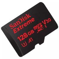 Карта памяти SANDISK Extreme Pro microSDXC 128Gb (4K) + SD adapter