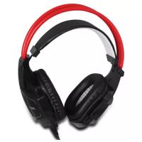 Проводные наушники Dobe Multi-Function Game Headphones TY-836, черный/красный