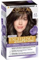 Крем-краска для волос L'Oreal Paris Excellence Cool Creme, 4.11 Ультрапепельный каштановый