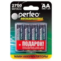 Аккумулятор Perfeo AA2700mAh/4шт+BOX