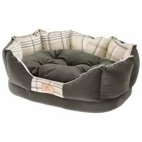Софа для собак и кошек Ferplast Charles 60 с двусторонней подушкой коричневая 56 х 42 х 20 см (1 шт)