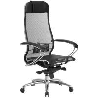 Компьютерное кресло Метта Samurai S-1.04 офисное, обивка: искусственная кожа/текстиль, цвет: черный