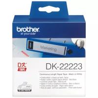 Бумажная клеящаяся лента Brother DK22223 (белая, ширина 50 мм)