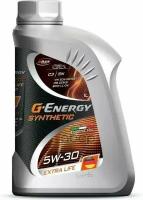 G-Energy Synthetic Extra Life 5W-30 (1 л) / моторное масло / синтетическое масло / ACEA С3, API SN