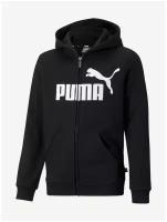 Толстовка, PUMA ESS Big Logo FZ Hoodie, Мужская, размер 116; Black