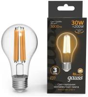 Лампа Gauss LED Filament A70 30W 102902130 2700K E27