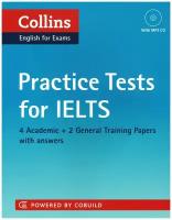 Practice Tests for IELTS +CD