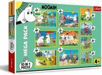 Пазл для детей Trefl 10 в 1: MOOMIN