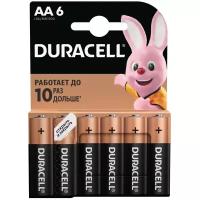 Щелочные батарейки Duracell, АА/LR6 6шт Б0014859