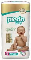 Predo baby Подгузники №4 (7-18кг) 40 шт