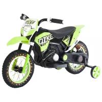 QIKE Детский кроссовый электромотоцикл Qike TD Green 6V - QK-3058-GREEN