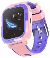 Наручные умные часы Smart Baby Watch Wonlex CT11 розовые, электроника с GPS и видеозвонком, аксессуары для детей