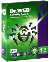 Программное обеспечение: Dr Web Security Space, 1 ПК 12 месяцев (BHW-B-12M-1-A3)