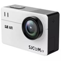 Экшн камера SJCam SJ8 Air белая с креплением, водонепроницаемая 2K Full HD