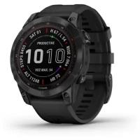 Умные часы Garmin Fenix 7 Sapphire Solar 47 мм без NFC, черный