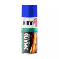 Краска-спрей термостойкая синяя KUDO 520мл