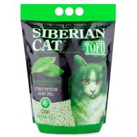 Сибирская кошка TOFU Зеленый чай Наполнитель комкующийся для кошек 6л