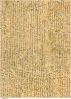 Декупажная карта А4 рисовая бумага тонкая фон рукопись