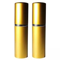 Атомайзер для духов Aroma Provokator металлический золото спрей 10 ml набор 2 шт