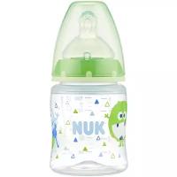 NUK First Choice Plus бутылочка из полипропилена с соской из силикона, 150 мл, с рождения