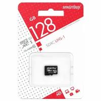 Micro SDXC карта памяти Smartbuy 128GB Class 10 UHS-1 (без адаптера)