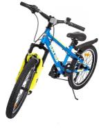 Детский подростковый спортивный городской прогулочный велосипед на 20 колесах Black Aqua Cross GL-105V