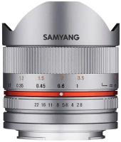 Samyang 8mm f/2.8 ED AS UMC Fish-eye II Sony E Silver