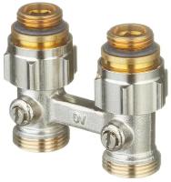 1015883, Узел Oventrop 1015883, Узел нижнего подключения радиаторов Oventrop Multiflex F 1/2"НРx3/4"НР прямой